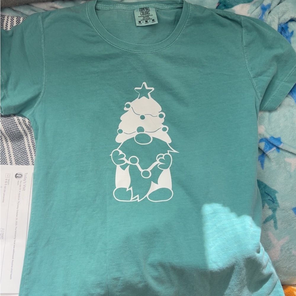 Comfort Colors Teal Graphic Tee